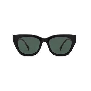 Vintage Black Tortoiseshell Acetate Cat-Eye Retro Fashion Sunglasses NWT